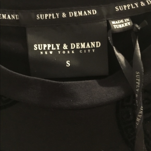NWT Supply & Demand Black Medallion Tee Size Small - Picture 3 of 7